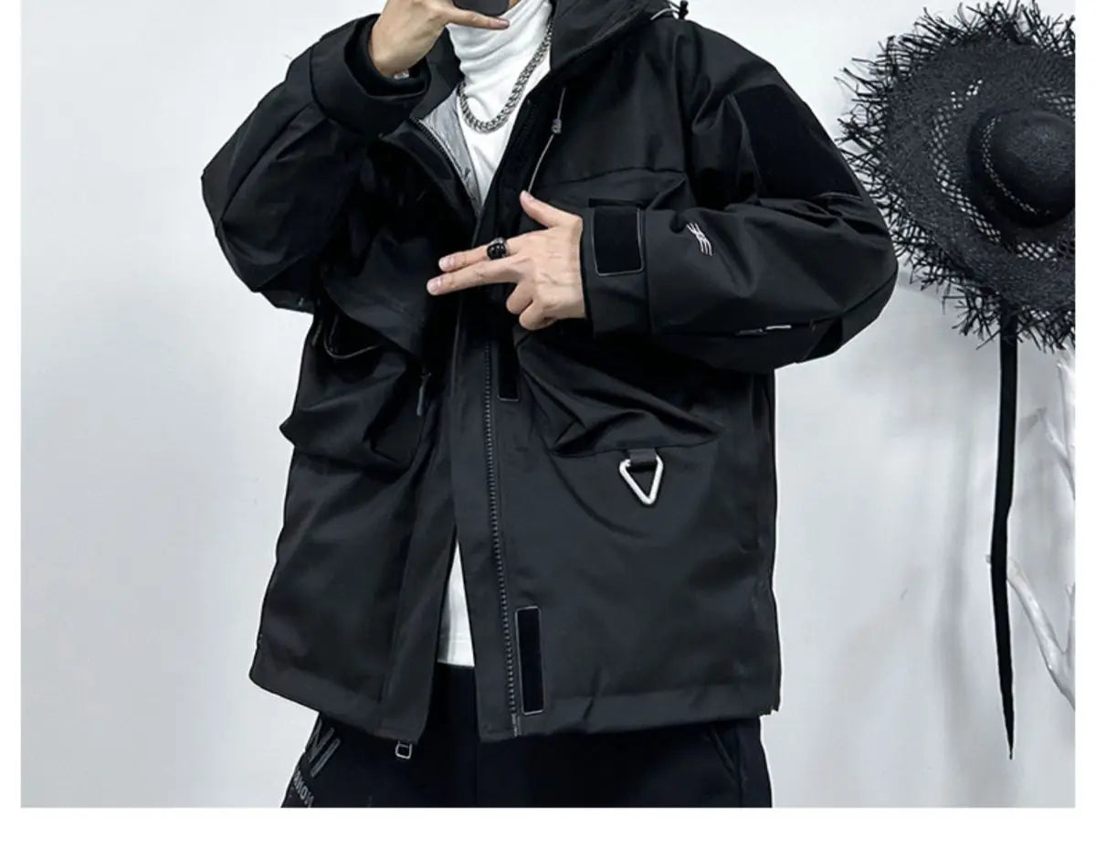 Men's Casual Hooded Parka | Warm Multi-Pocket Winter Jacket