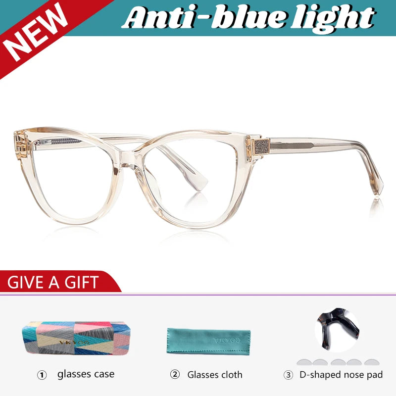 Stylish Cat's Eye Women's Anti-Blue Light Reading Glasses