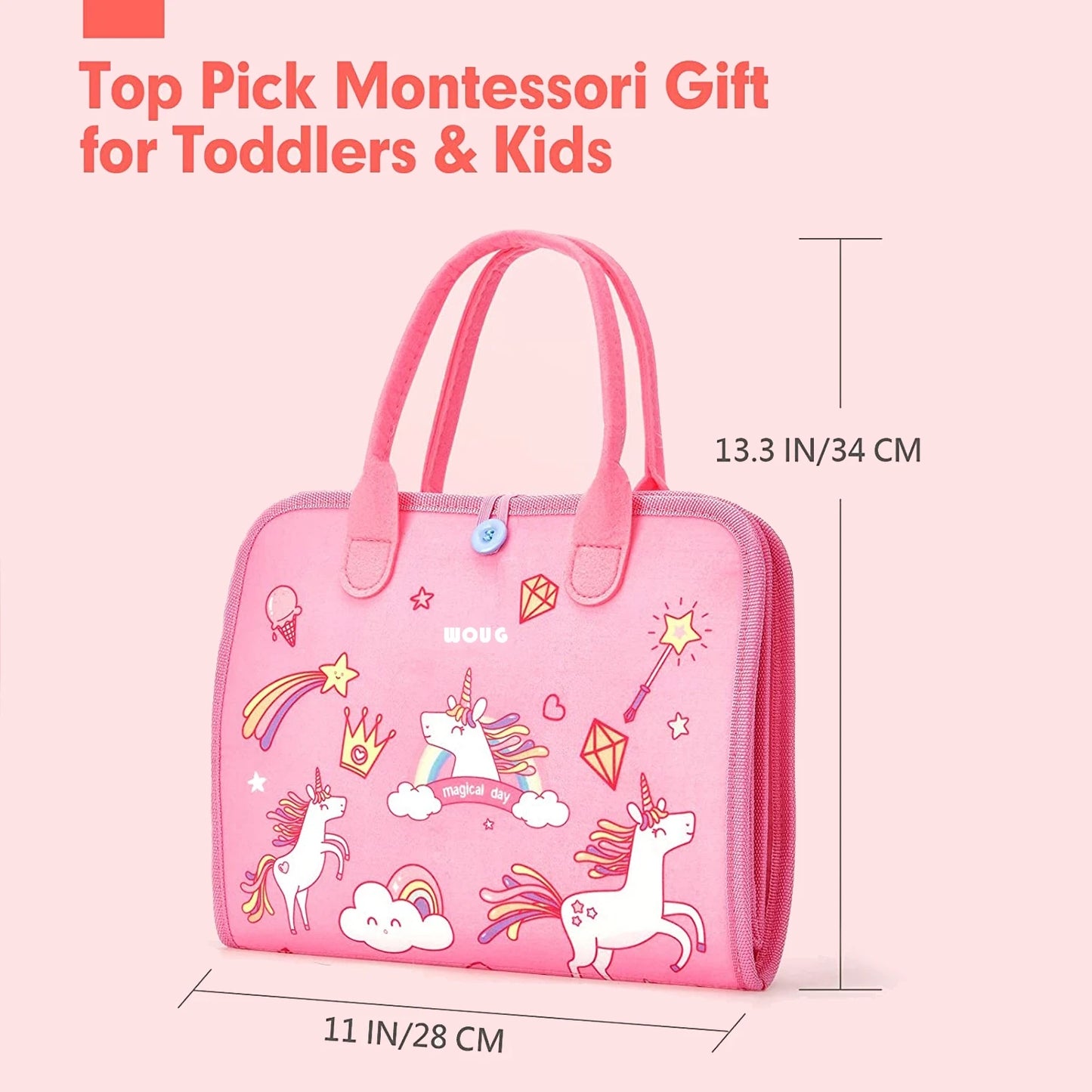 Montessori Busy Board | Toddler Sensory Activity for Skill Development