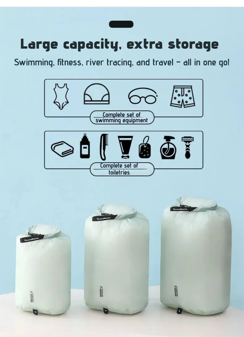 Ultralight Waterproof Dry Bag | Perfect Travel Storage Solution