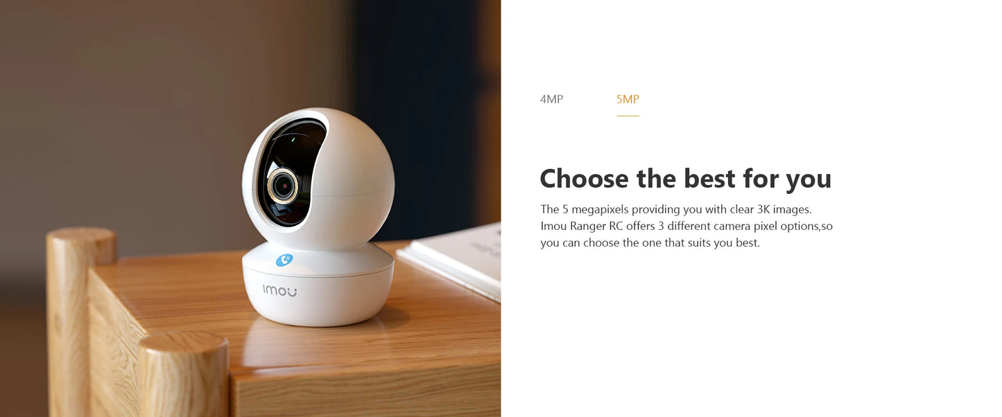 Indoor IP Camera with 360° Pan & Tilt | Smart Home Security