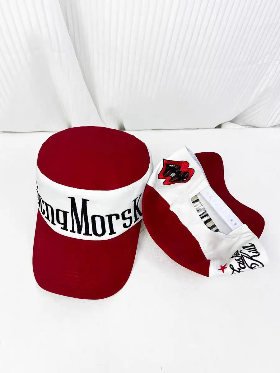 Retro Embroidered Duckbill Caps | Casual Leopard Print Baseball Hat