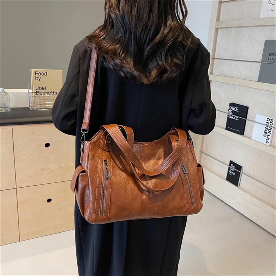 Stylish Large Capacity Shoulder Handbag | Versatile Tote Bag for Women