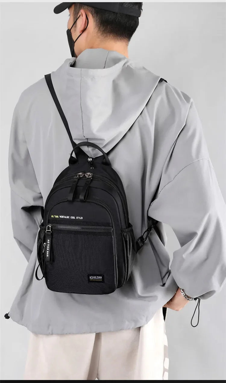 Casual Men's Multi-Functional Shoulder Bag | Perfect Travel Companion