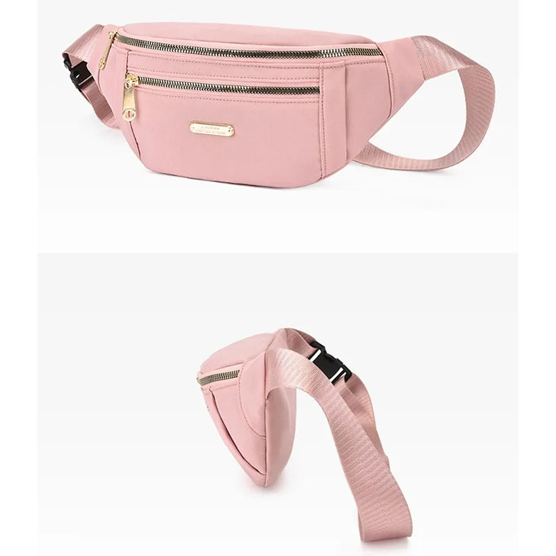 Casual Waist Bag for Men & Women | Large Phone Belt Pouch