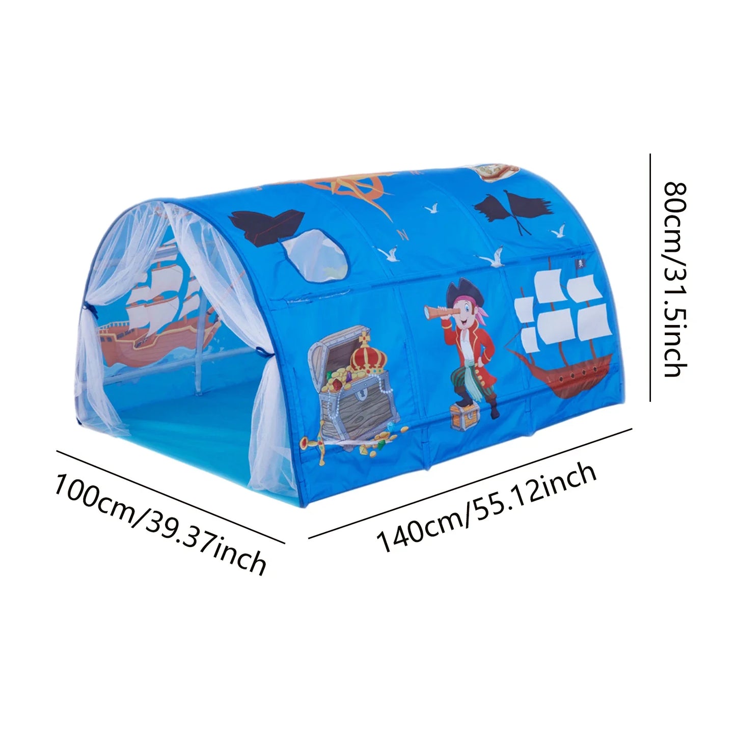 2 In 1 Portable Children's Play Tent | Fun Indoor & Outdoor Decor