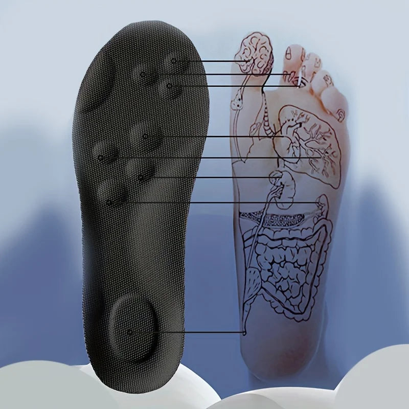 Plantillas deportivas de látex de alta elasticidad | Almohadillas transpirables con soporte de arco
