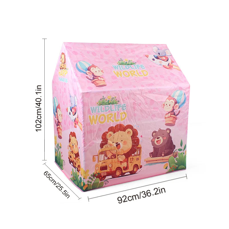 Children's Fun Toy Castle Tent | Portable Playhouse for Kids