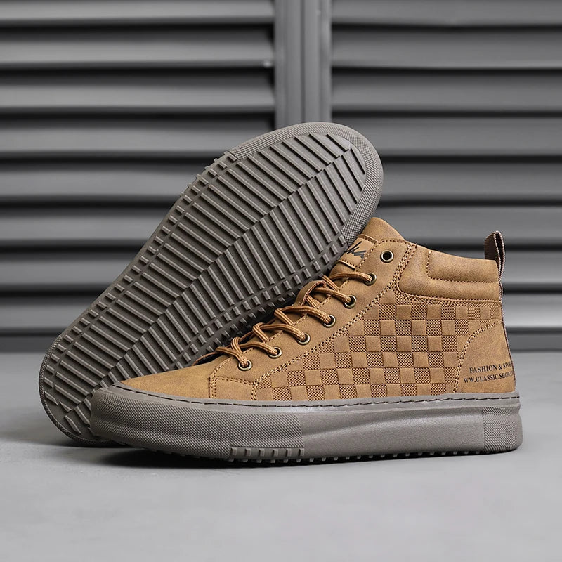 Men's Versatile Casual Sports Shoes | Retro Mid-Top Style