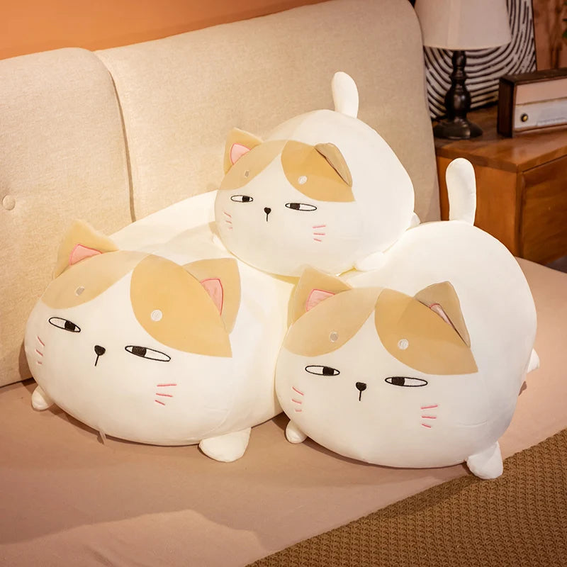 Cute Kawaii Cat Plush Toys | Soft Plush Sleep Pillow Cushion