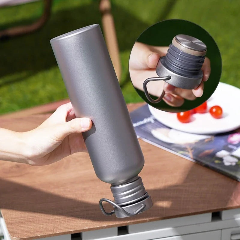 Outdoor Titanium Water Bottle | Lightweight Cycling Hydration Solutions