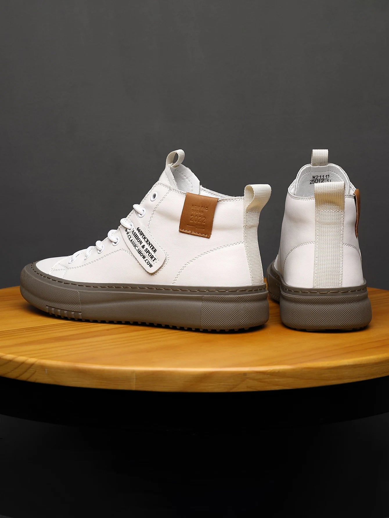 Men's High-Top Fashion Sneakers | Trendy Autumn & Winter Shoes