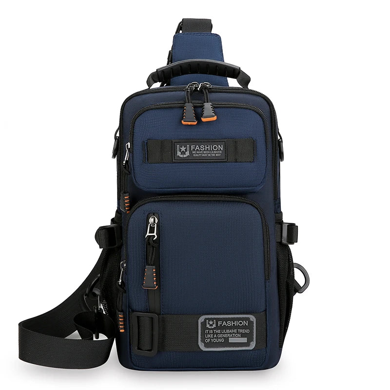 Men's Fashion Oxford Waist Pack | Versatile Casual Chest Bag