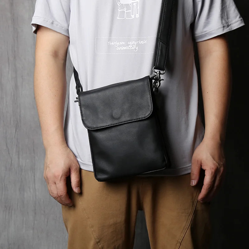 Genuine Leather Men's Shoulder Bag | Stylish & Functional Messenger