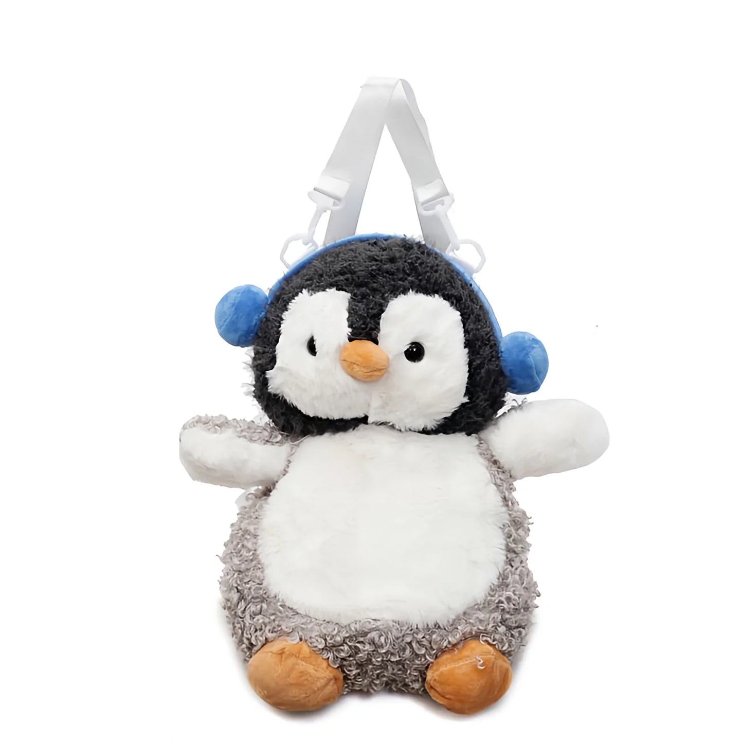 Cute Penguin Plush Backpack | Soft Cartoon Animal Crossbody Bag