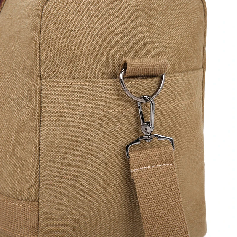 Men's Versatile Canvas Travel Bag | Large Capacity Weekend Duffel