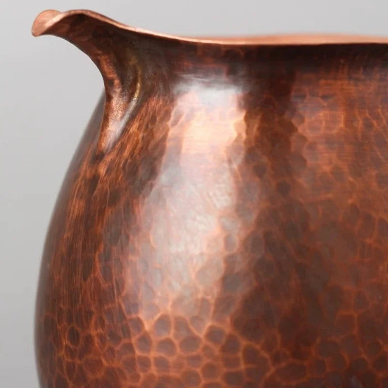 Elegant Vintage Copper Tea Mug | Stunning Hammered Coffee Cup