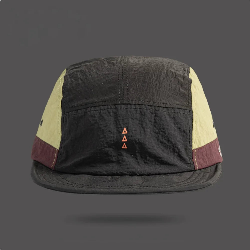 Waterproof Color Block Baseball Cap | Unisex Short Brim Hat