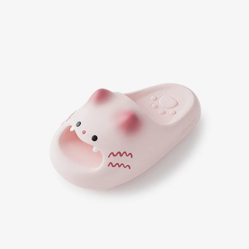 Cute Cat Paw Summer Slippers for Men and Women | Funny Cartoon Slides