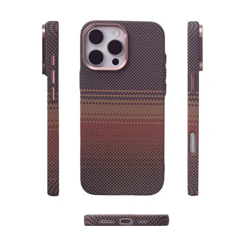 Luxury Carbon Fiber MagSafe Phone Case for iPhone Pro Max Models