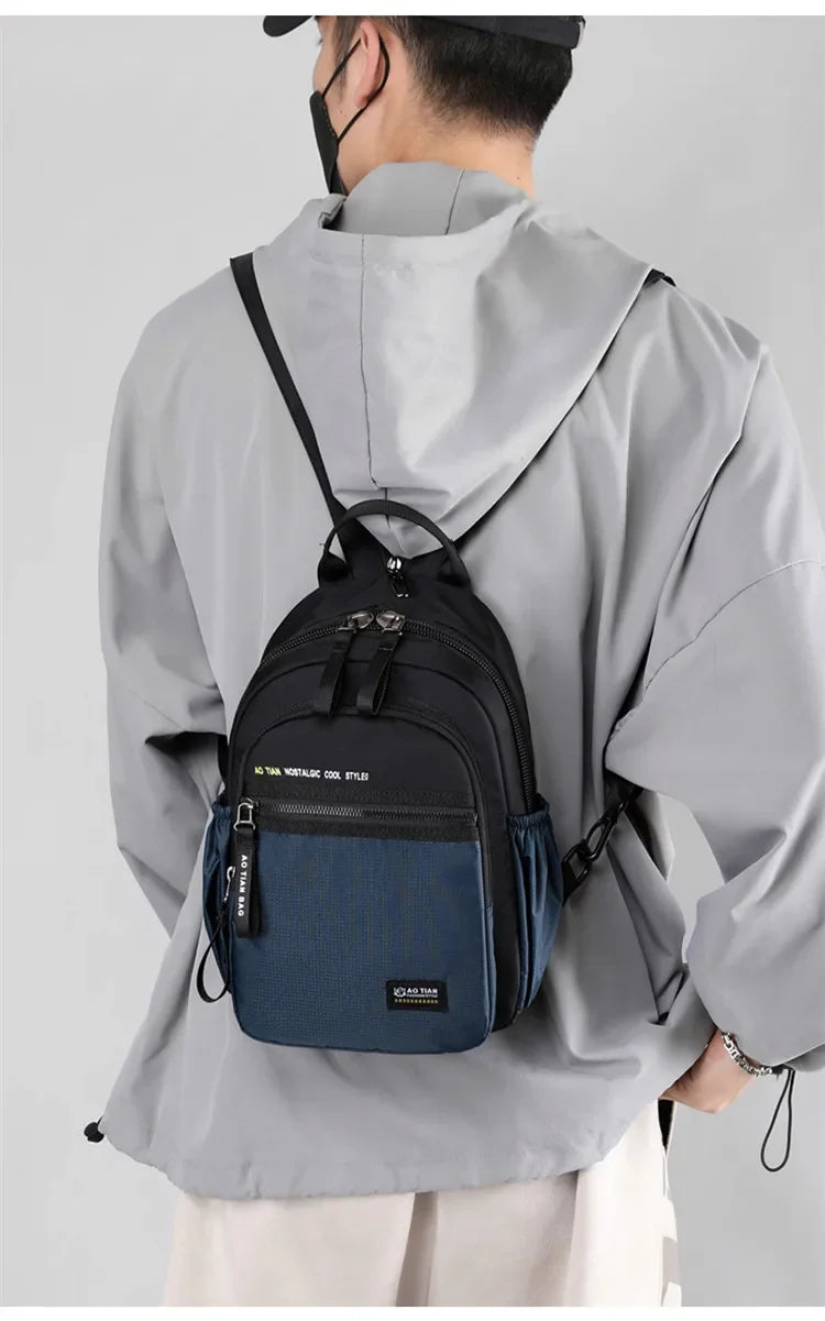 Casual Men's Multi-Functional Shoulder Bag | Perfect Travel Companion
