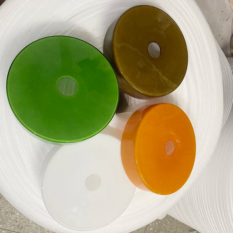 Multi-Colored Glass Ceiling Light | Modern Vintage Lighting Fixture