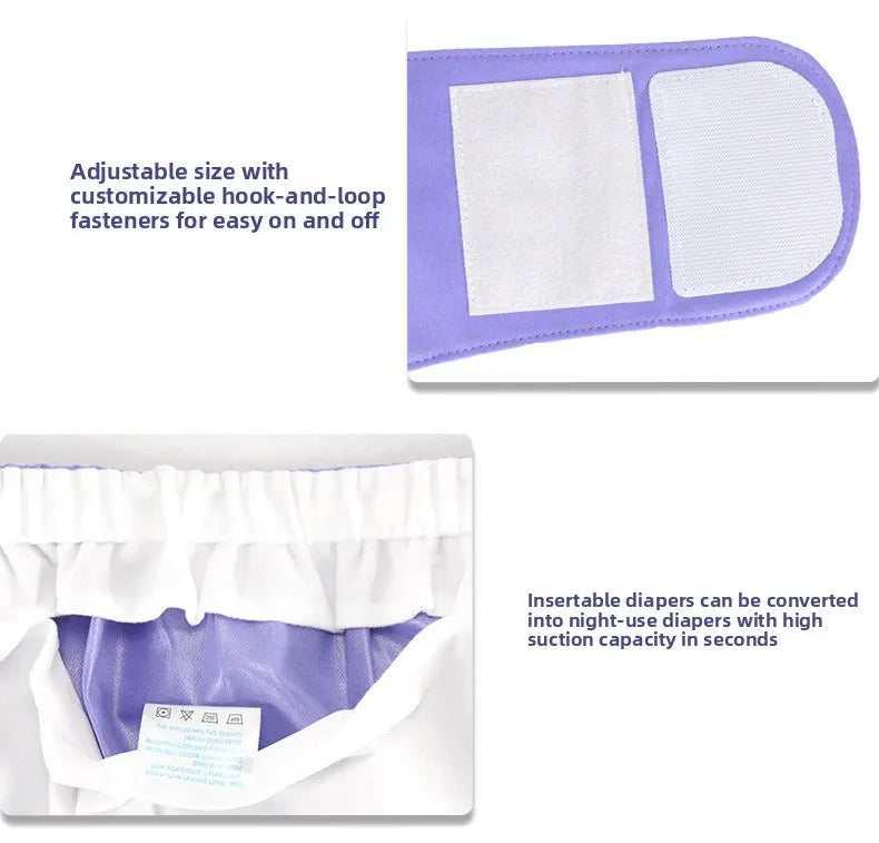 Washable Adult Cloth Diapers | Reusable, Waterproof & Anti-Leak