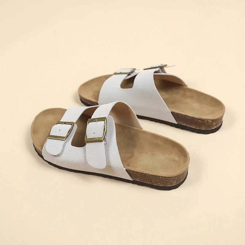 Women's Stylish Flat Beach Sandals | Comfortable Outdoor Slippers