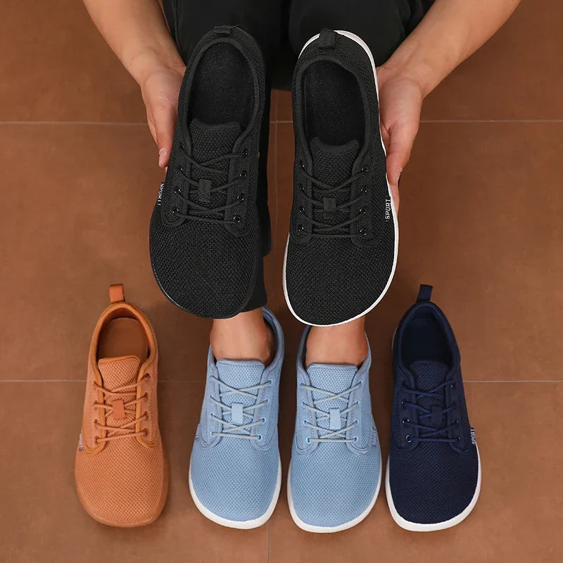 Breathable Wide Toe Men Shoes | Comfortable Casual Walking Footwear