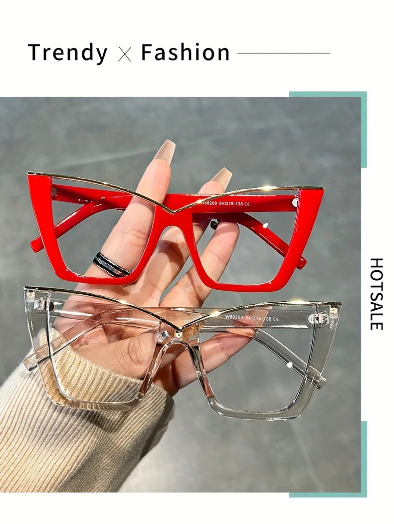 Trendy Cat Eye Glasses for Women | Vintage Style with Clear Lenses