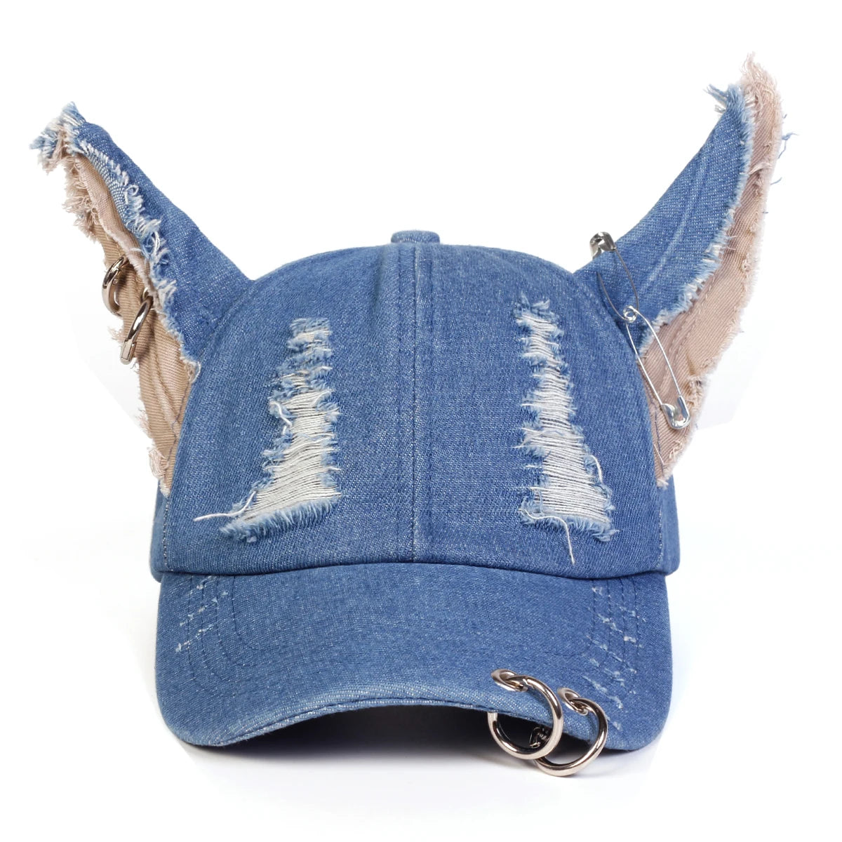 Gorra de béisbol de vaquero unisex con bonito diseño de orejas | Gorra casual ajustable