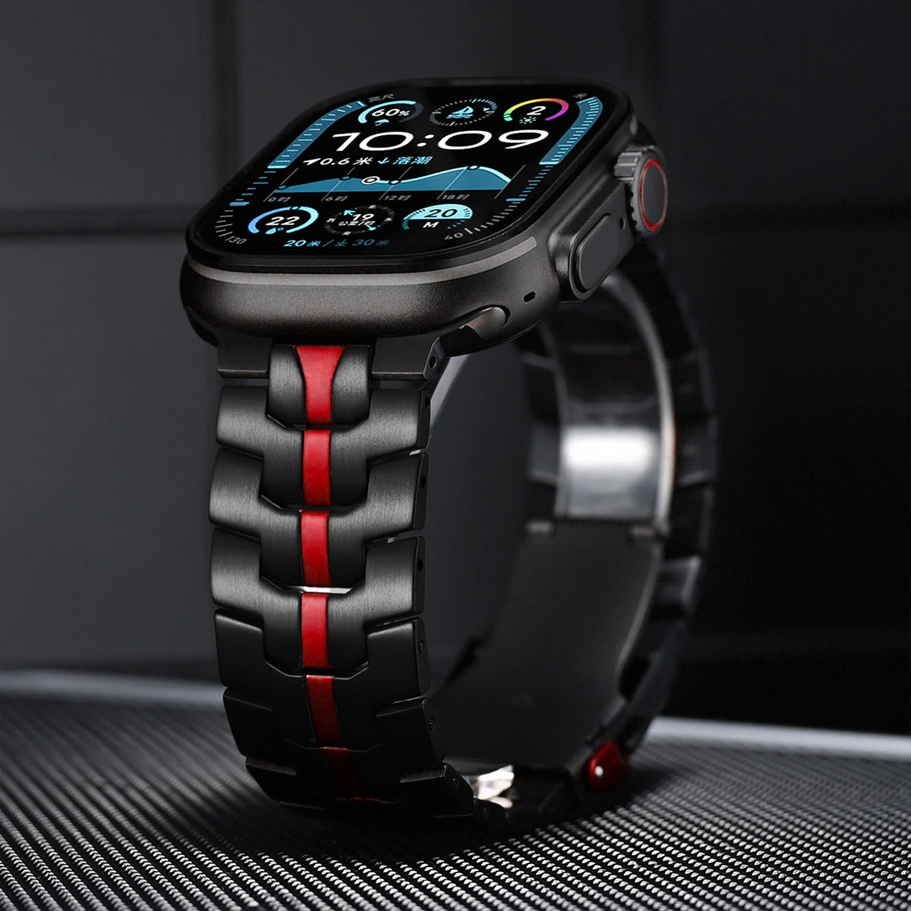 Titanium Color Metal Strap for Apple Watch | Premium Quality Band