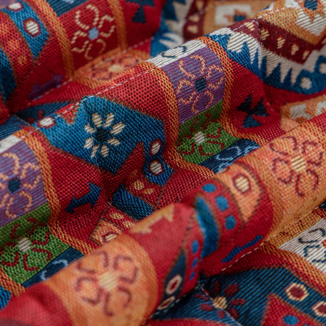 Boho Pattern Quilting Sofa Pad | Anti-Slip Multi-Use Cover