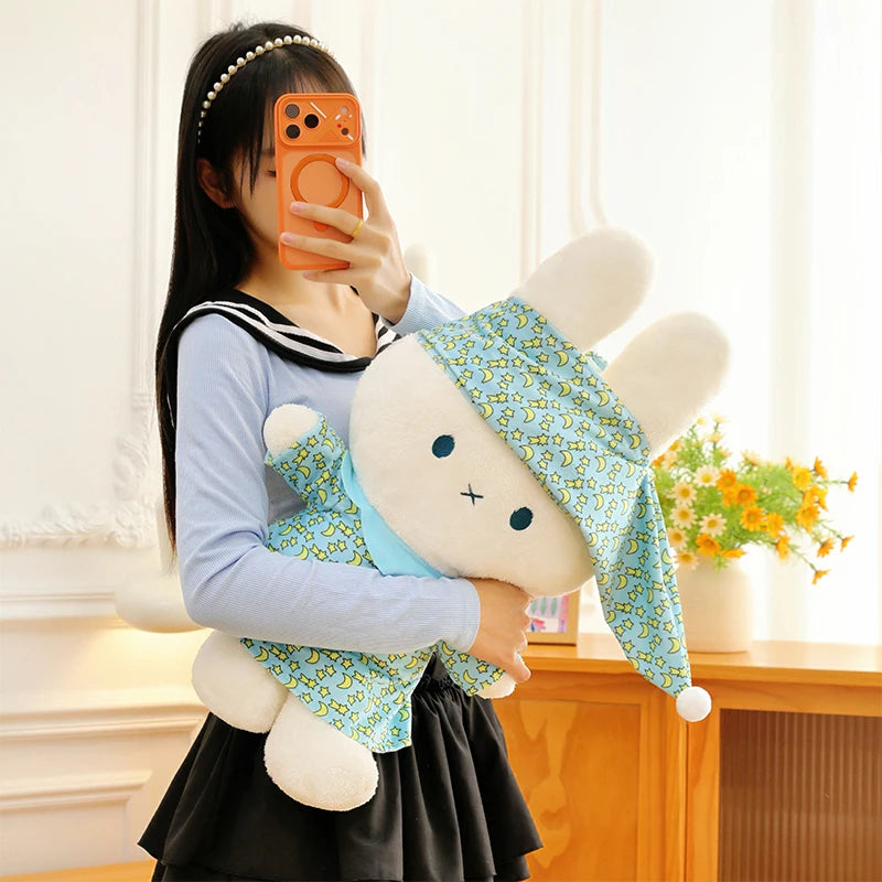Large Plush Rabbit Pajamas Toy | Cuddle Companion for Kids