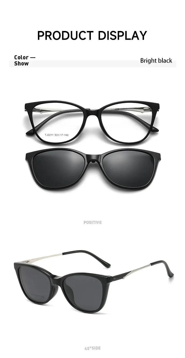 Multifunctional Cat Eye Polarized Sunglasses for Women | Customizable Lenses 2026