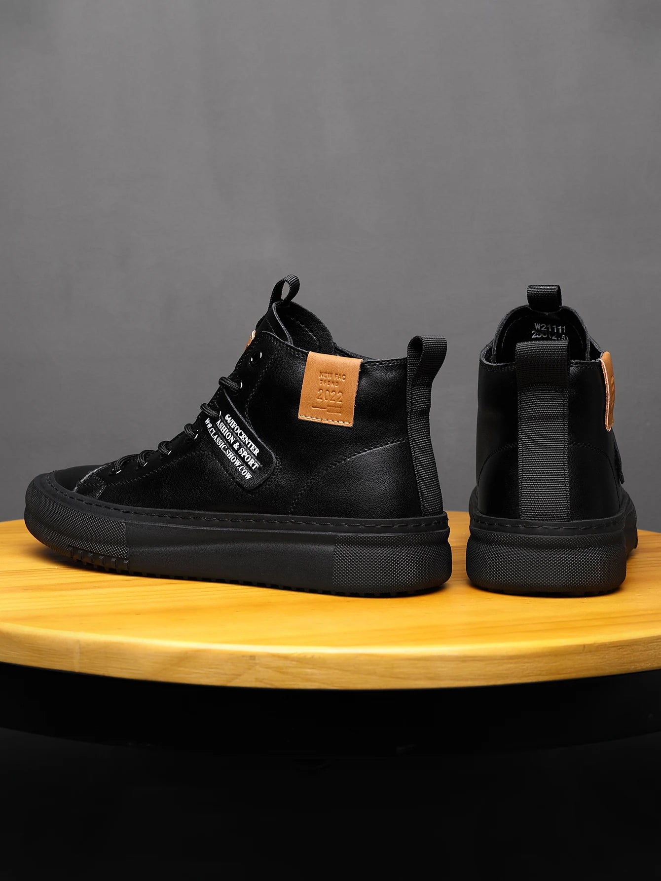 Men's High-Top Fashion Sneakers | Trendy Autumn & Winter Shoes