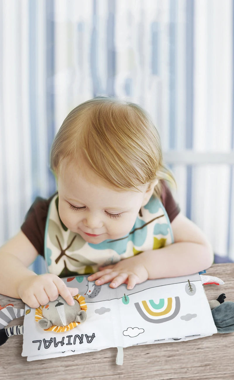 Soft Baby Cloth Animal Book | Engaging Sensory Learning Toy