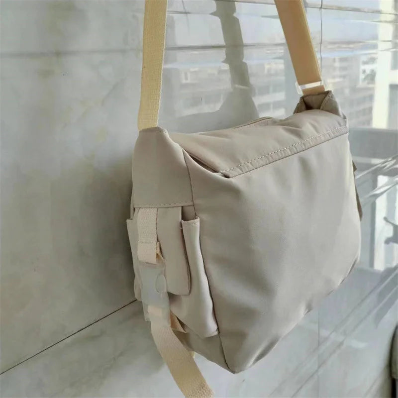 Stylish Large Capacity Crossbody Canvas Bag for Women