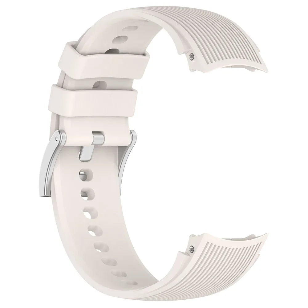 No-Gap Silicone Watch Band | Comfort Fit Sport Strap for Smartwatches