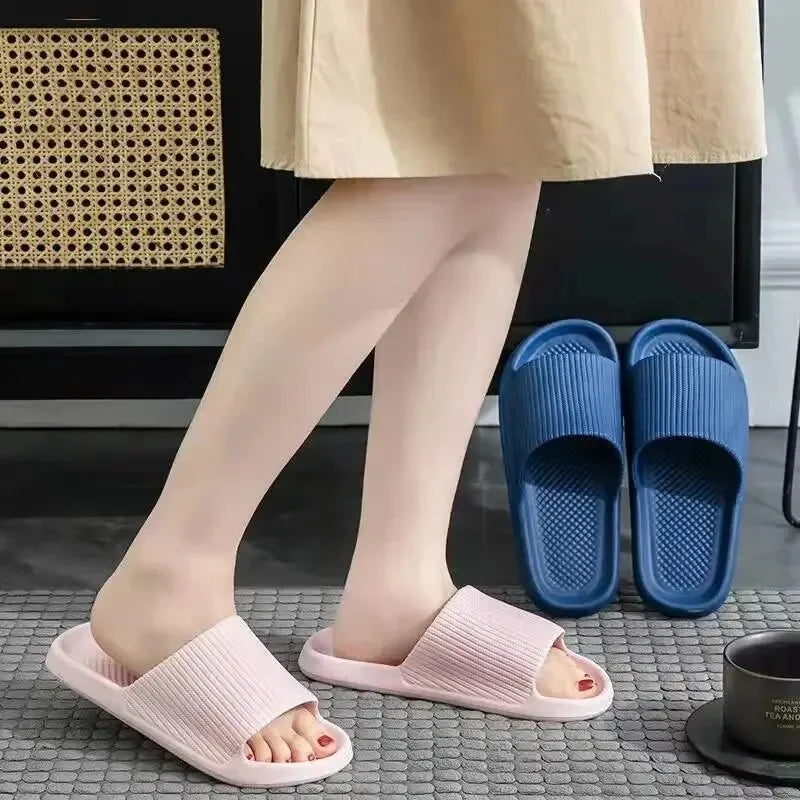 Unisex Soft EVA Cloud Slides | Non-Slip Indoor Slippers