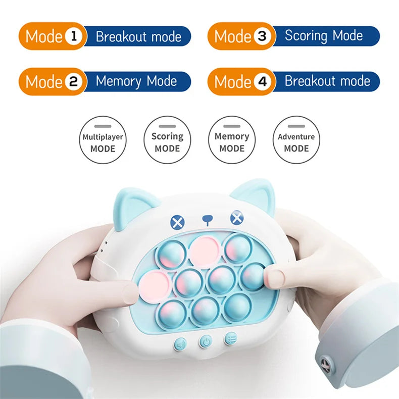 Light Up Push Electronic Puzzle Console | Fun Fidget Toy