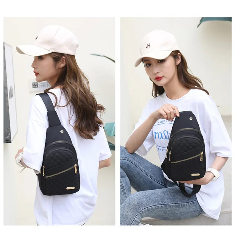 Fashionable Waterproof Crossbody Bag for Women | Large Capacity Sling