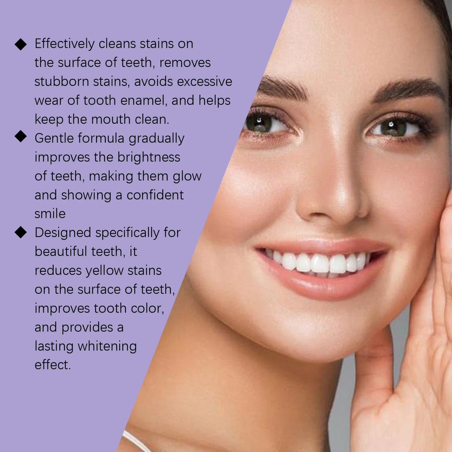 Purple Teeth Whitening Strips Bleaching Stains Remove Oral Whitening Supplies Tooth Stickers Remove Stains Care Stripes