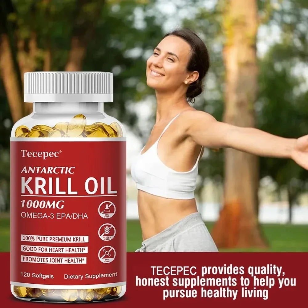 Antarctic Krill Oil Capsules | Omega-3 for Joint & Heart Health