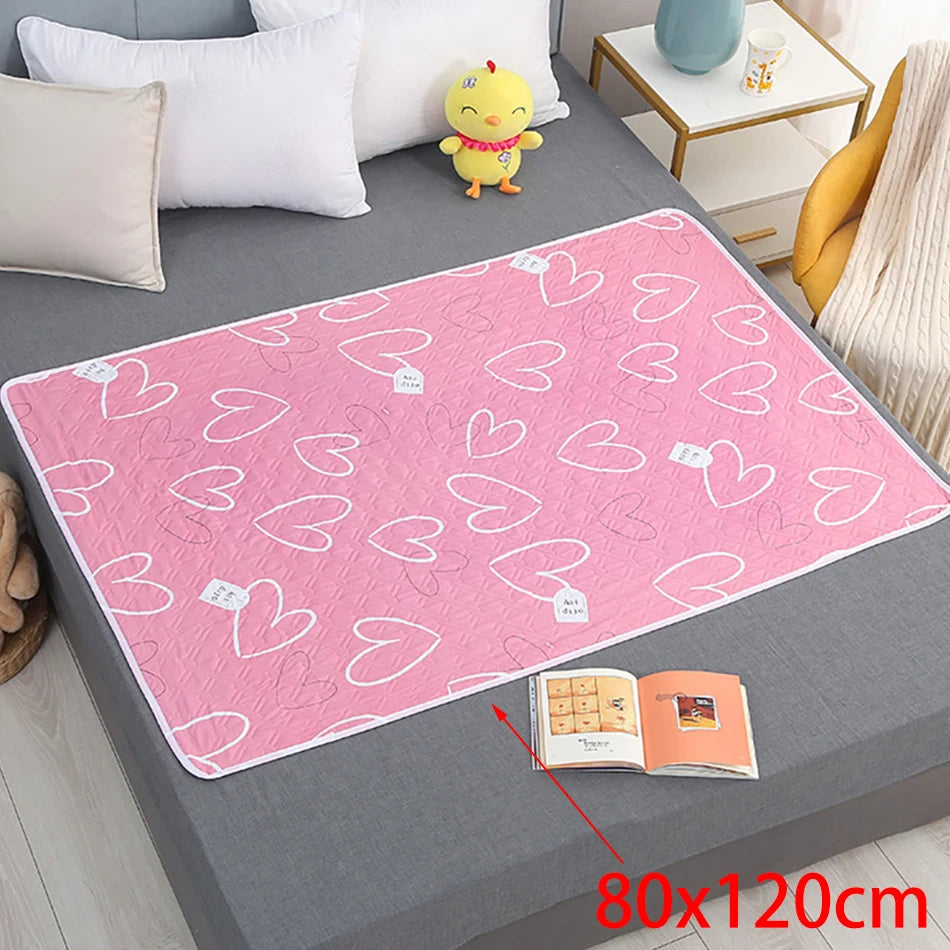 Waterproof 4-Layer Cartoon Dino Diapering Mat | Baby Care Essential