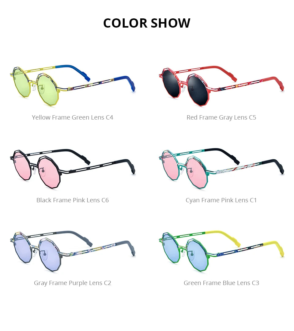 Stylish Vintage Round Polarized Sunglasses for Men & Women