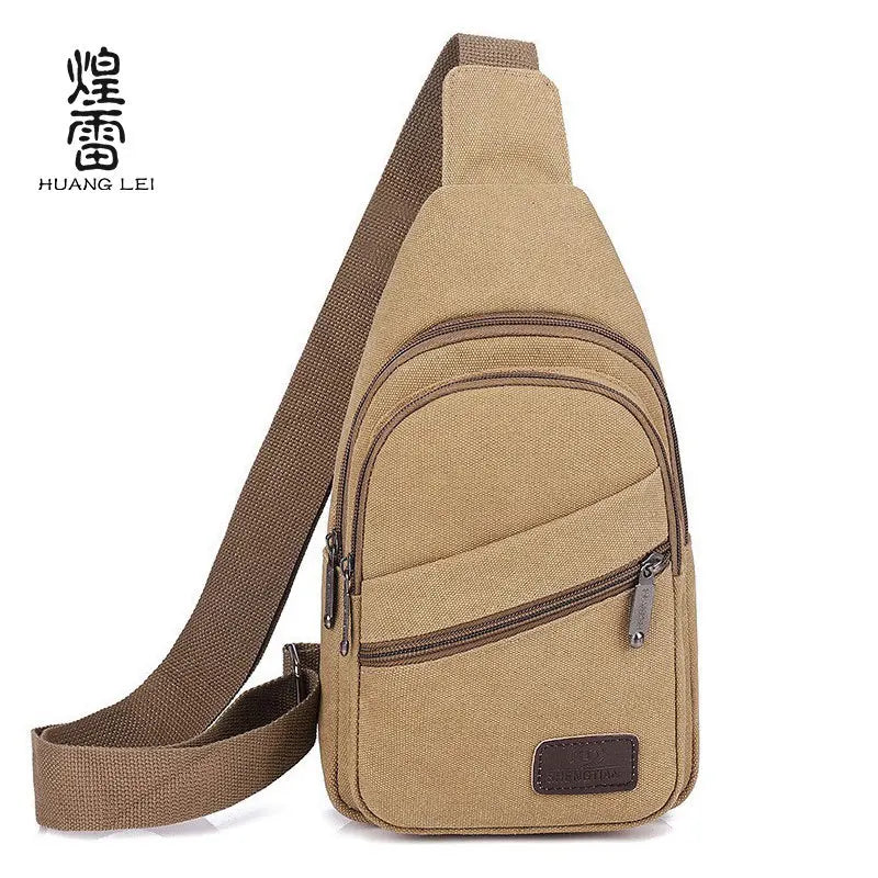 Casual Canvas Chest Bag | Stylish Crossbody Bag for Men