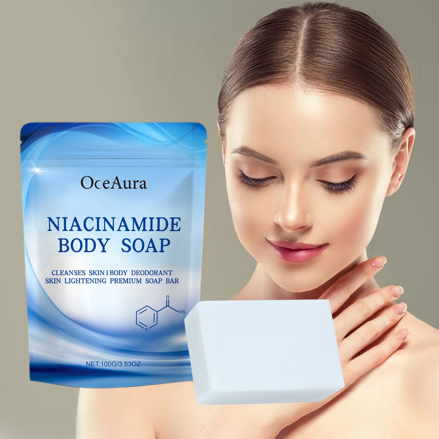 Niacinamide Skin Brightening Soap | Deep Clean & Whiten Skin