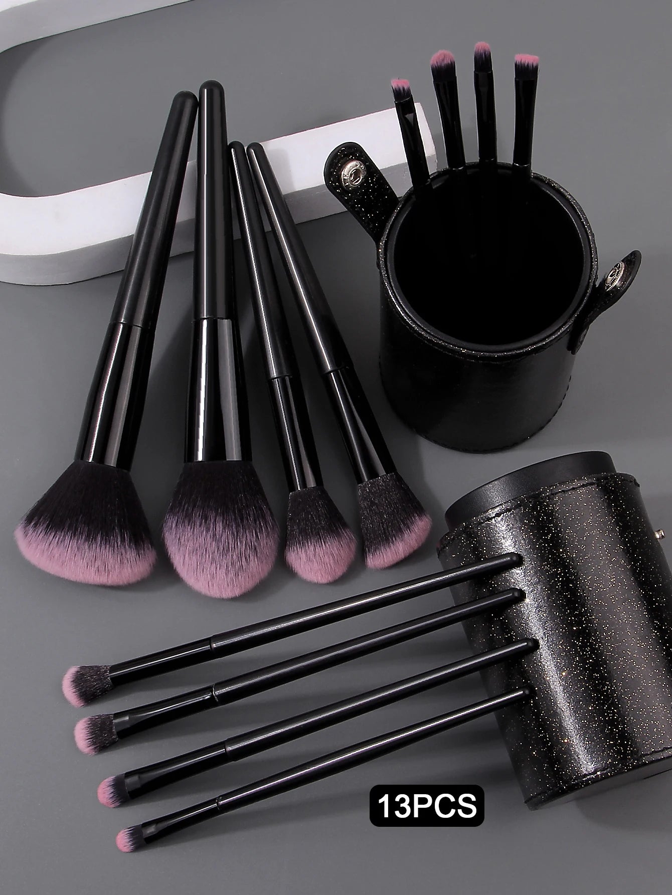 13PCS Synthetic Bristle Makeup Brush Set | Essential Makeup Tools