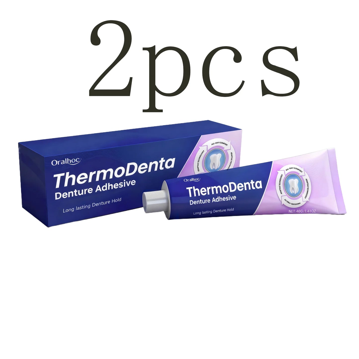 Denture Adhesive Cream | Natural Fit & Long-Lasting Secure Hold